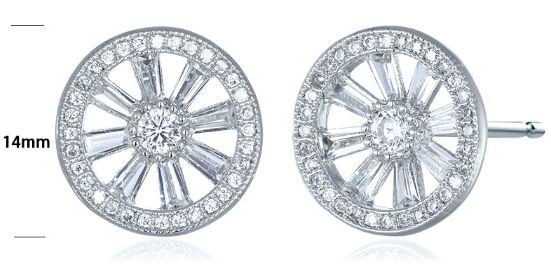SE13761, Ladies' Moissanite Ring, S925, Rhodium Plated, White, 3.52g
